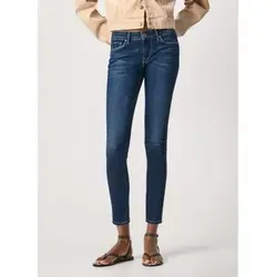 Pepe Jeans Damen Jeans Soho, 000 Denim, 32W / 30L - Skinny Jeans im klassischen Fit, aus hochwertigem Materialmix für optimalen Tragekomfort. Mit Gürtelschlaufen und fünf-Pocket-Stil, perfekt für jeden Anlass.
