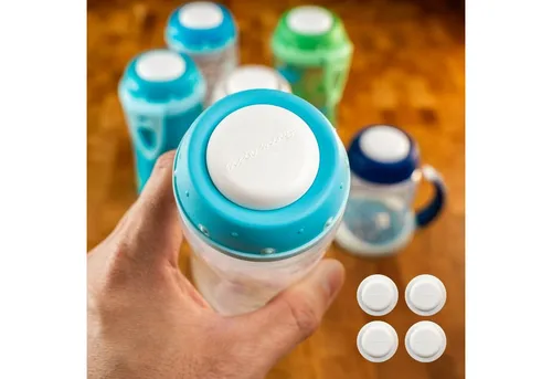 moin minis Babyflasche moin minis 4er Set Verschluss-Deckel / Plättchen für NUK-Flaschen