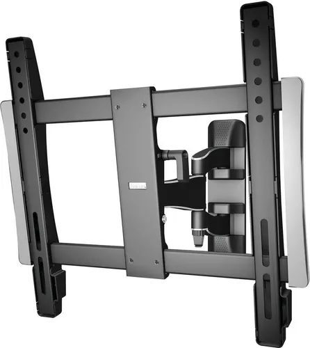 Hama FULLMOTION TV-Wandhalterung - Ausziehbar von 94 cm bis 228 cm, neigbar, schwenkbar und inklusive integrierter Wasserwaage für perfekte Ausrichtung