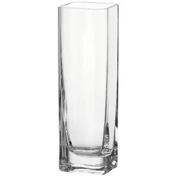 Leonardo Vase Lucca 25 cm Glas Transparent Klar in weiß von LEONARDO