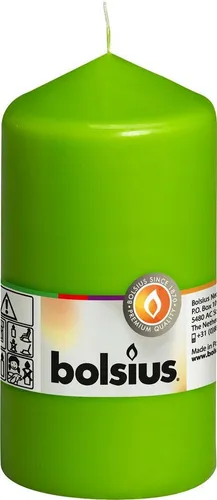 Bolsius Stumpenkerze in grün von Bolsius