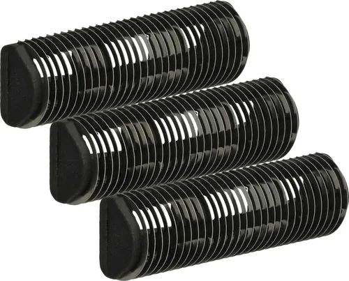 vhbw 3x Klingenblock kompatibel mit Braun Z50, Z30, Micron Vario 3, Z40, Z60, Z70, T, Synchron S de Luxe Rasierer Silber Grau