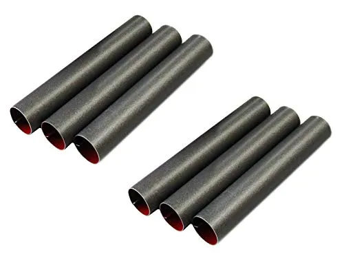 rukauf Schaumrollen-Formen (8 cm x 1,3cm) Antihaft-beschichtet Teflon Traditionelle Backform Schillerlockenform Gerade Röhrchen Spritztüllen Sahnerollen (50)