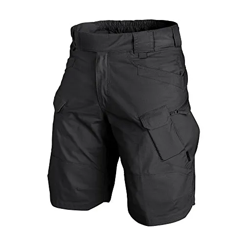 Helikon-Tex Urban Tactical Shorts 11'' - Schwarz - Herren-Shorts aus robustem Polycotton Ripstop, ideal für taktische Einsätze mit optimalem Tragekomfort und cleverem Taschenlayout für Ihre Ausrüstung.