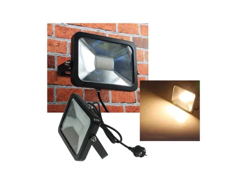 LED Fluter SlimLine CTF-SL30B schwarz 30W IP44 2200 Lumen 3000K warmweiß