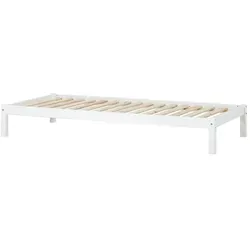 Produktbild Mid.you Bett aus Kiefer, Weiß, 70x160 cm, inkl. Rollrost