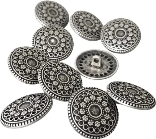 Befestigungen & Verschlüsse Silber von Hartmann-Knöpfe