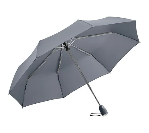 FARE Taschenregenschirm mit Doppelautomatik - Taschenschirm mit Windproof-PLUS, ergonomischem Soft-Touch-Griff und nachhaltigem Bezug aus recycelten Materialien – ideal für alle Wetterlagen.