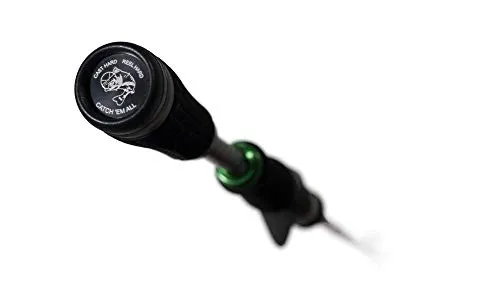 Bullseye Skip Whip Cast 1,80m - Hochwertige Spinnrute für Raubfischangeln - Angelruten für Zander, Barsch & Hecht, 180cm lang, 10-40g Wurfgewicht, sehr schlanker Rutenblank für exzellente Balance und Handling. Ideal für Spinnfischen und Vertikalangeln.