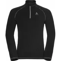 Odlo Fleece-Langarmshirt 1/2 Zip Rigi (wärmend, Microfleece) schwarz Herren, Größe: L - Funktionsunterwäsche, wärmt angenehm und bietet optimale Bewegungsfreiheit dank weichem, angerautem Fleece – ideal für sportliche Herausforderungen.