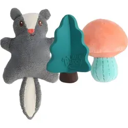 AFP Hundespielzeug Little Buddy Woodland 3er Pack - Rosa
