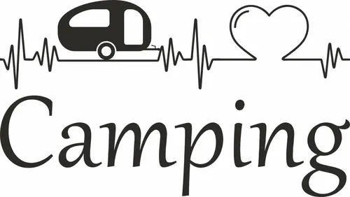 Hermann Schütz Aufkleber Camping Herzschlag