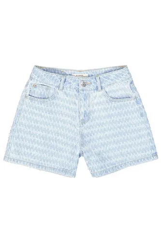 Garcia Jeans-Shorts in Hellblau, Größe 140 - Kinder Shorts aus 100% Baumwolle, bequem und stylisch mit Knopf- und Reißverschluss, ideal für den Sommer.