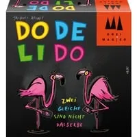 Schmidt Spiele 40879 Dodelido - Rasantes Kartenspiel für die ganze Familie - Gesellschaftsspiel Dodelido: Schnelles Reaktionsspiel für 2-6 Spieler, ideal für Kinder ab 8 Jahren. Spieldauer von 10-20 Minuten sorgt für kurzweiligen Spaß!