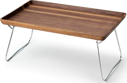 Continenta Bett-Tablett aus Walnussholz in braun von Continenta