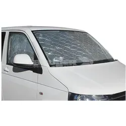 BRUNNER Cli-Mats NT Innen-Thermomatte VW T4 Bj. 1990 - 05/2003 - 3-teiliges Thermomatten-Set für Reisemobile, bietet effektive Isolation, Verdunkelung und Lärmschutz. Einfach zu befestigen mit Ösen und Saugnäpfen, inklusive Aufbewahrungstasche.