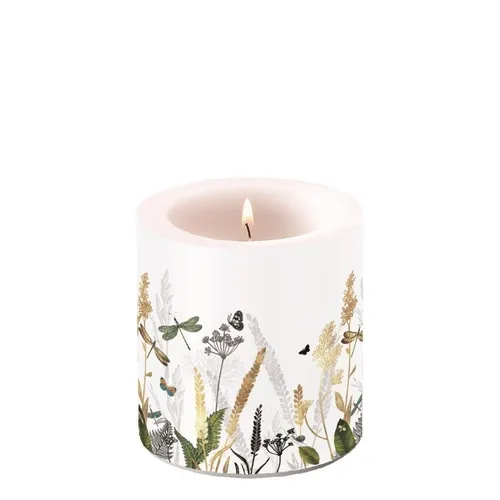 Kerze, Lampionkerze ORNAMENTAL FLOWERS 9cm Ambiente