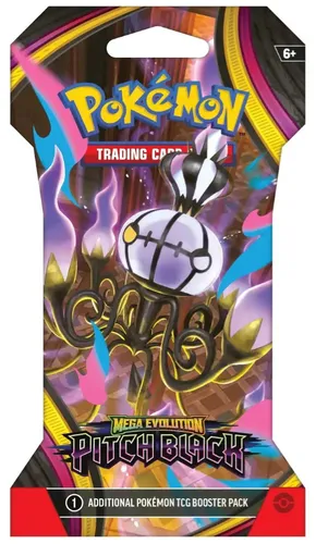 Pokémon TCG Mega Evolution Pitch Black Sleeved Booster Pack