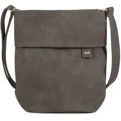 Zwei Unisex Mademoiselle.m M12 Stone Handtasche - Damen-Schultertaschen aus hochwertigem Nubuk-Kunstleder, leicht und stylisch mit 7l Volumen für Alltag und Freizeit.