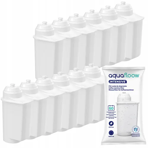AquaFloow Intensive Wasserfilter 12er Set Ersatz für Siemens EQ Serie