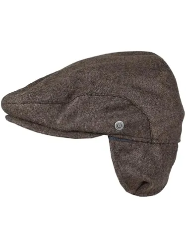 bugatti Flat Cap Woll Flatcap - Sportliche bugatti Schiebermütze aus feiner Wollmischung, ideal für kühle Tage. Mit ausklappbaren Ohrenklappen für zusätzlichen Schutz. Winddicht und atmungsaktiv für hohen Tragekomfort.