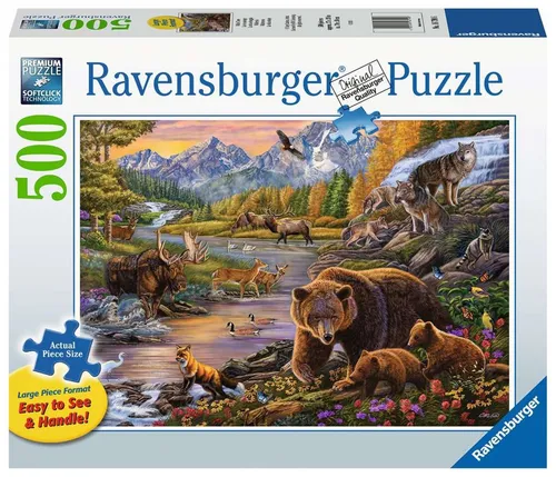Ravensburger 16790 Wildernis Legepuzzle, Multicolor
