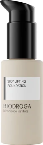 BIODROGA 360° Lifting Foundation 03 Honey SPF 15 - Make-up mit biotechnologischen Inhaltsstoffen für einen ebenmäßigen, mattierten Teint. Hohe Deckkraft mildert Fältchen und bietet UVA/UVB Schutz mit LSF 15.