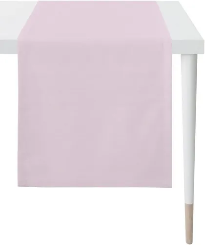 APELT Tischläufer 4362 Rips-Uni lila in lila von APELT