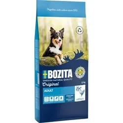 Bozita Dog Original Adult 12kg - ausgewogenes Hundefutter mit Superfoods, enthält Hagebutte, Heidelbeere und Preiselbeere, nachhaltig produziert mit erneuerbarer Energie