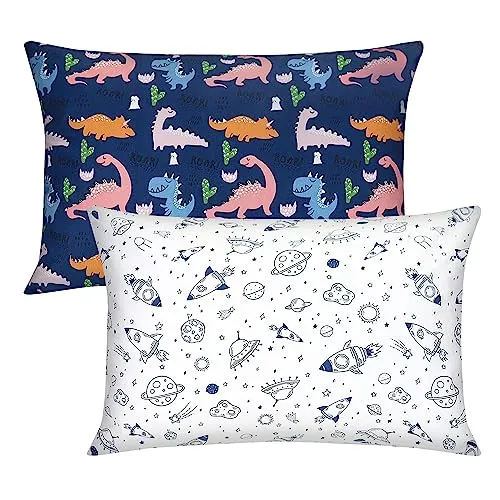 2er Set Kissenbezug 40x60 cm, Kissenbezüge aus 100% Baumwolle, Hochwertige Kopfkissenbezüge, Superweicher und Hautfreundlicher Kopfkissenbezug