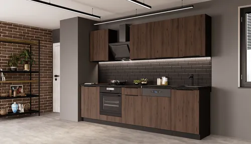 Küche MONZA BASIC 280 Küchenzeile von Küchenpreisbombe