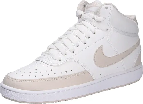 Nike Court Vision Mid Damen Sneaker - Weiss - Retro-inspirierter Hybrid-Schuh mit strapazierfähiger Gummi-Cupsohle für optimale Traktion und modernen Stil, ideal für den Alltag.