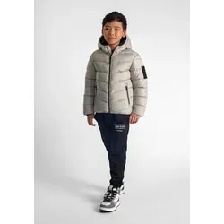 MINOTI Winterjacke Steppjacke mit Kapuze und reflektierendem Print 104-110cm - Hochwertige Steppjacke mit Kapuze für Kinder, pflegeleicht und ideal für kalte Tage. Reflektierender Print sorgt für Sichtbarkeit. Maschinenwaschbar bei 40°C.