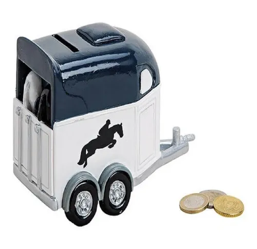 G.Wurm GmbH Spardose Spardose Sparbüchse Reisekasse Urlaubskasse Pferdeanhänger Poyresin