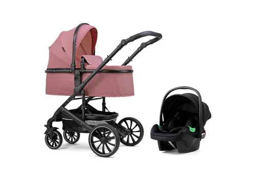 Pixini Kombi-Kinderwagen Kalani 3in1 Set, rosa von Pixini