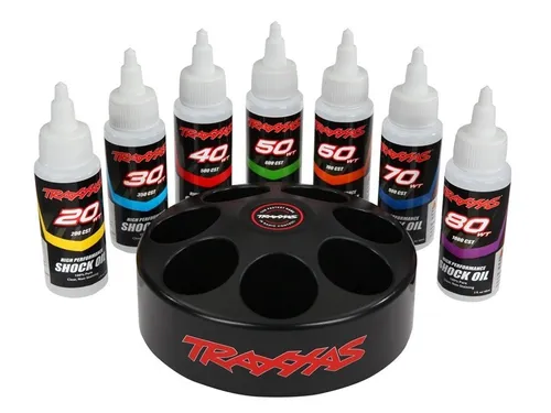 Produktbild Traxxas Dämpfer-Öl Karussell mit Öl je 1x 20 30 40 50 60 70 80WT - 5038X