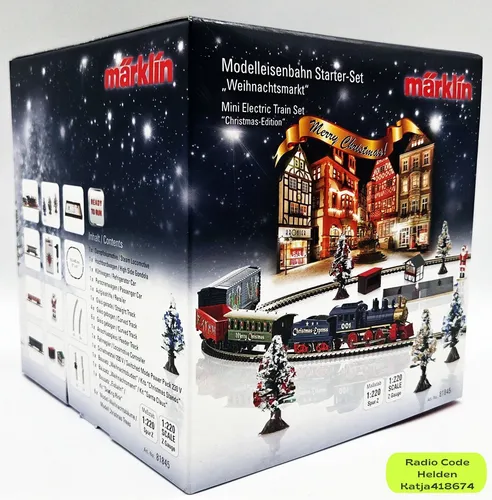 Märklin Spur Z Weihnachtszug + Weihnachtsmarkt
