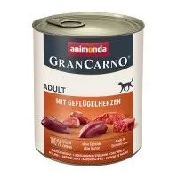 GranCarno Hunde Nassfutter mit Geflügelherzen von Animonda GranCarno