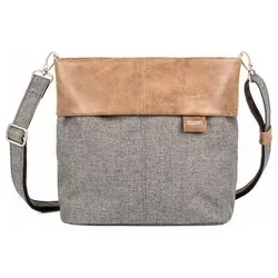ZWEI Olli OT8 Umhängetasche Damen - Sportlich und Elegant - Umhängetasche aus wasserabweisendem Polyester mit robustem Kunstleder-Kragen, ideal für Alltag und Freizeit, bietet praktische Organisation und vielseitige Tragemöglichkeiten.