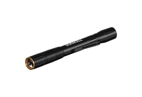 Duracell LED Taschenlampe DF400R, aufladbar – 400 Lumen - Kompakte LED Stiftlampe mit bis zu 400 Lumen und Twist-Fokus für vielseitige Lichtanpassung. Robustes Aluminiumgehäuse, IP54-zertifiziert – ideal für den täglichen Einsatz.