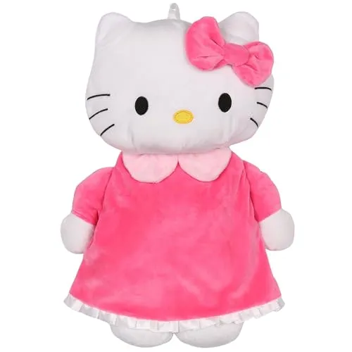 Hello Kitty Gummikissen mit WEICH-Bezug - Wärmflasche für Babys in niedlichem Hello Kitty Design, hält warm und bietet Komfort bei Bauchschmerzen – ideal für Kinder und Erwachsene.