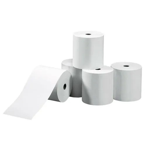 Stck. Kassenrollen Normalpapier unbedruckt 70mm x 40m x 12mm weiß Epson Oki 50