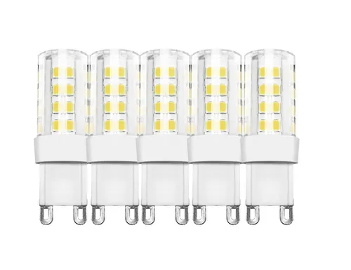 Aigostar LED-Leuchtmittel 5 W G9 LED Leuchte Leuchtmittel Lampe 450 Lumen, G9, Warmweiß 2700, 4,3 Watt, 450 Lumen, Warmweiß 2700K, G9, 5 Stück