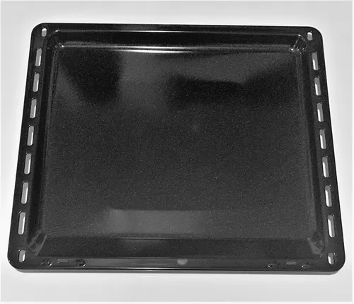 Original AEG Fettpfanne Bratblech emailliert 422x370x33mm - Backofen- & Herdteile, hochwertiges emailliertes Aluminium für gleichmäßige Wärmeverteilung und perfekte Bratergebnisse.