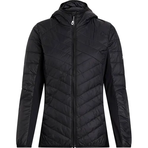 McKINLEY Funktionsjacke Sierre HYB JKT W BLACK NIGHT - Leichte Funktionsjacke für Damen, ideal für Outdoor-Aktivitäten, mit seitlichen Stretcheinsätzen für optimale Bewegungsfreiheit.