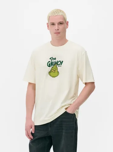 Dr. Seuss THE GRINCH T-Shirt Logo weiss beidseitig bedruckt 3XL   -NEU-