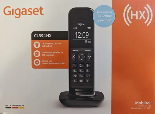 Produktbild GIGASET CL394 HX DECT-Telefon Schnurlos Schwarz