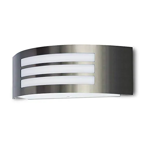 Kwazar Luminaire Außenwandleuchte 15W Außenwandlampe E27 Wandleuchte IP44 Wandlampe Terrasse Außenwandleuchte BENY