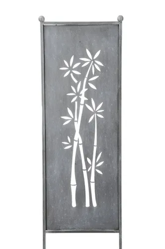 finehomegarden Gartenstecker Stele Metall Bambus von finehomegarden