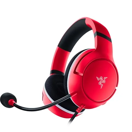 Razer Kaira X für Xbox - Kabelgebundenes Headset in Pulse Red - PC-Headset mit Razer Triforce 50-mm-Treibern für klaren Sound und einem Hyperclear Mikrofon für optimale Sprachübertragung.